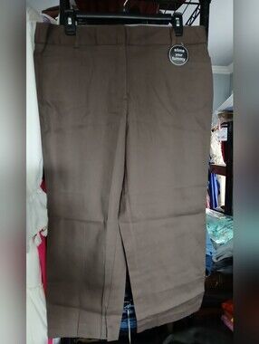 Classic Brown Slimming Tummy Dress Capris